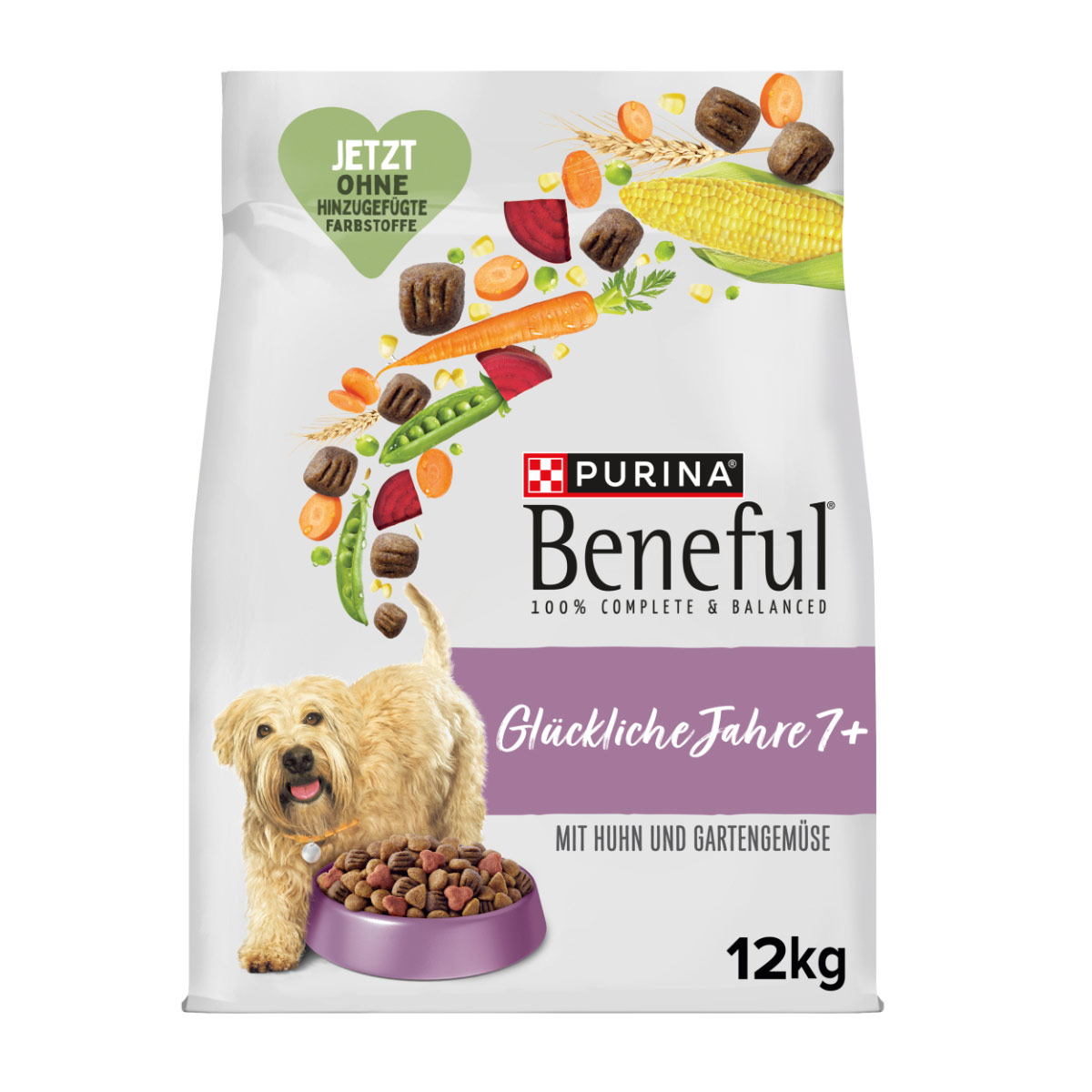 PURINA BENEFUL Glückliche Jahre 7+, kuře a zelenina