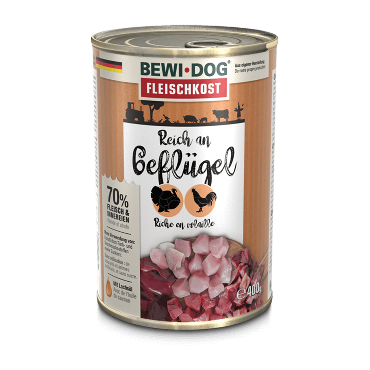 Bewi Dog – masitá strava s vysokým obsahem drůbeže