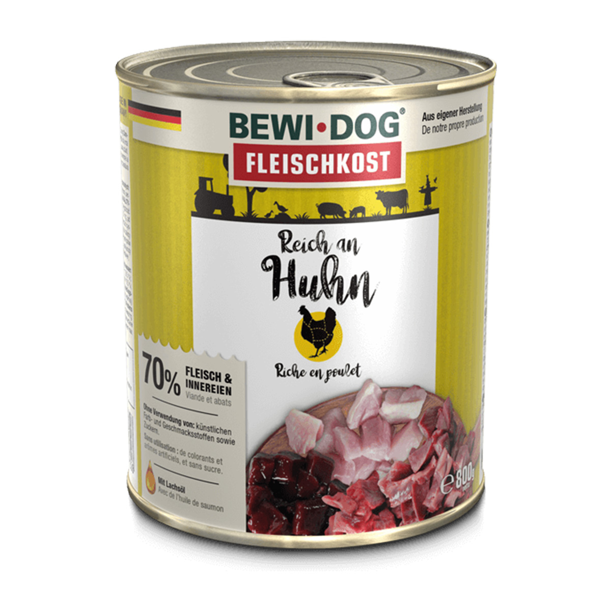 Bewi Dog – masitá strava pro psy s vysokým obsahem kuřecího masa
