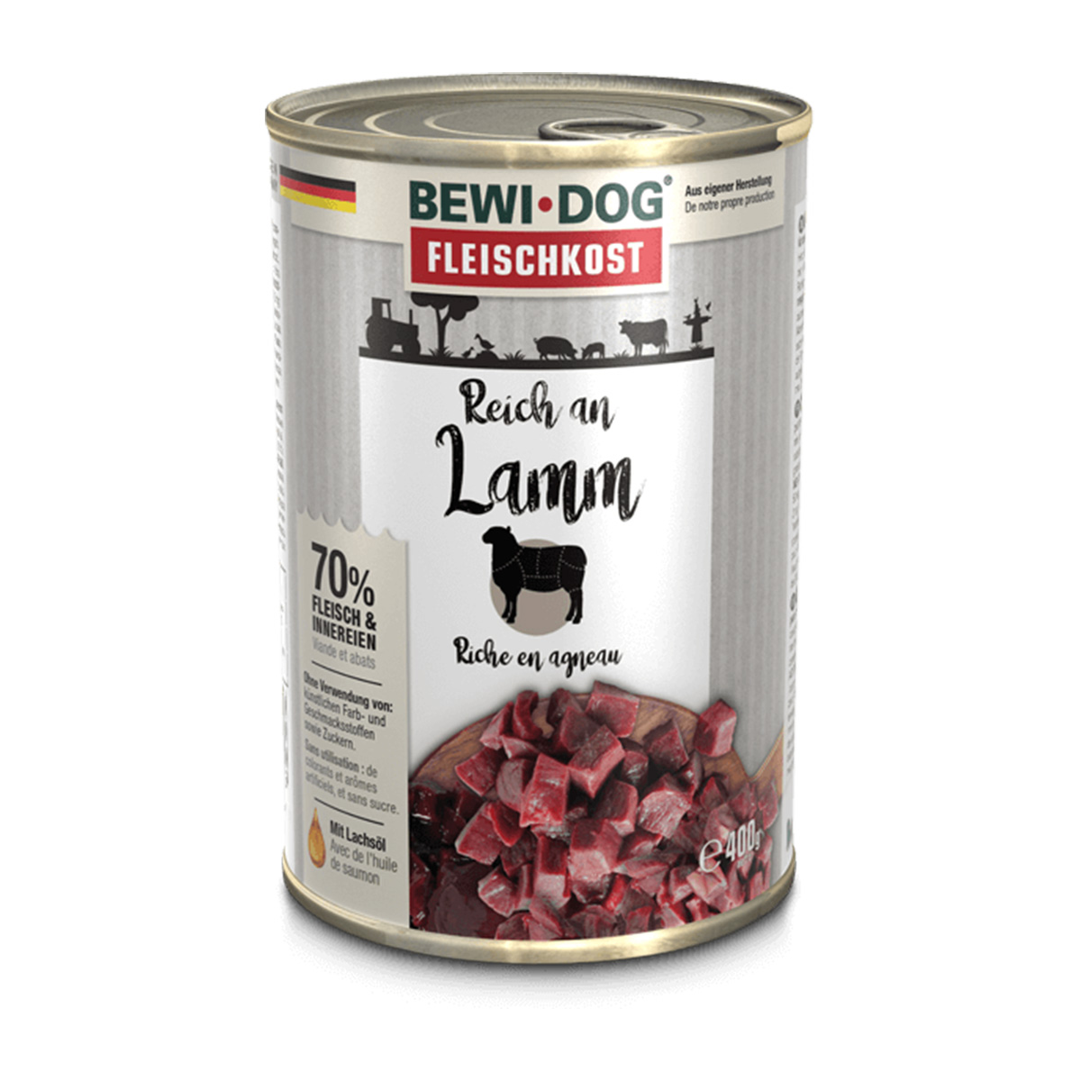 Bewi Dog – masitá strava s vysokým obsahem jehněčího masa