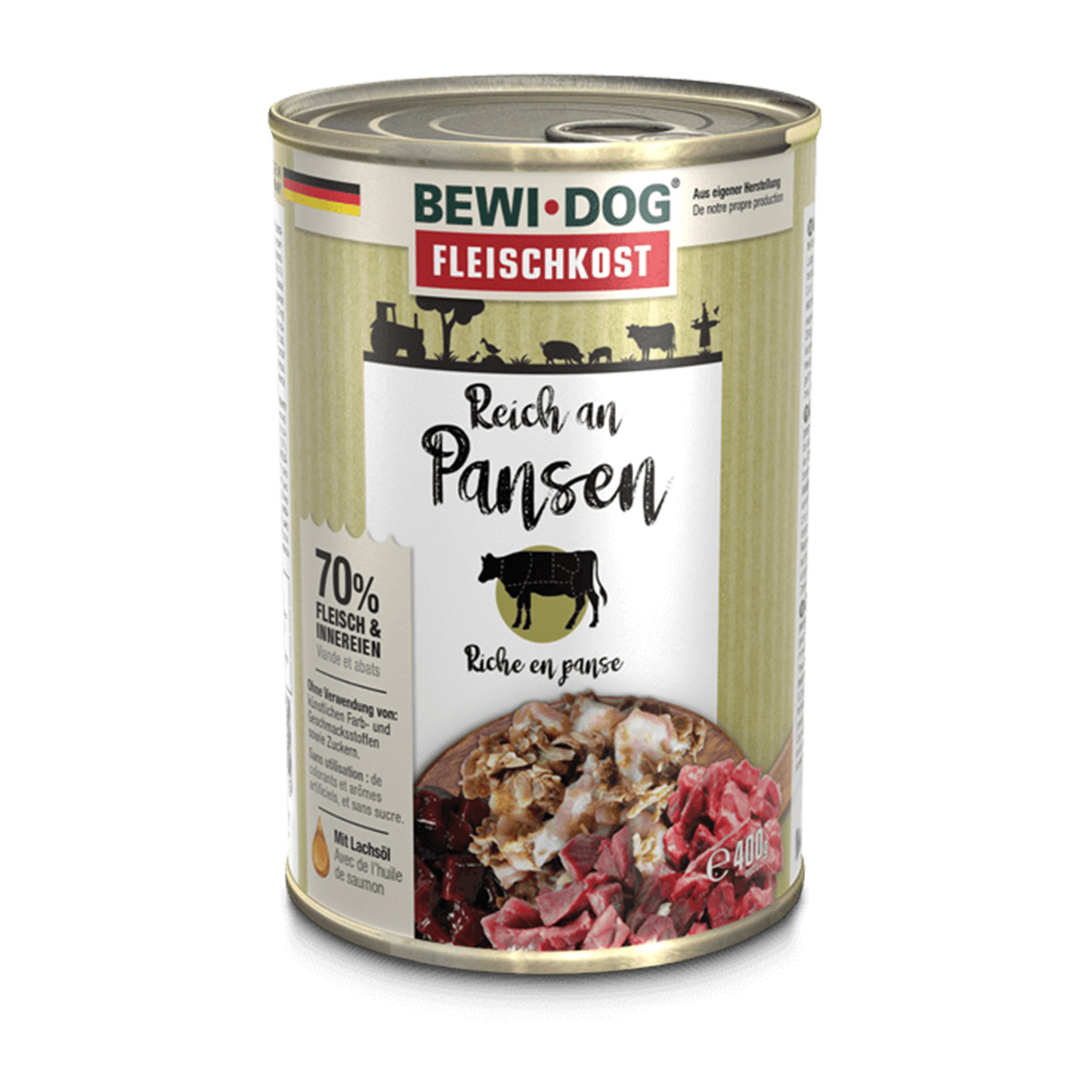 Bewi Dog – masitá strava s vysokým obsahem drštěk