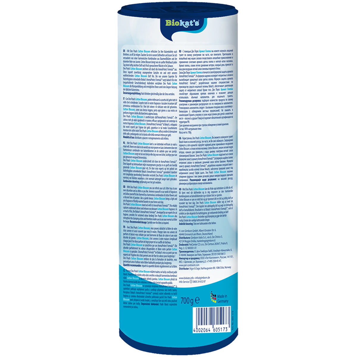 Biokat’s Deo Pearls Cotton Blossom, 700 g