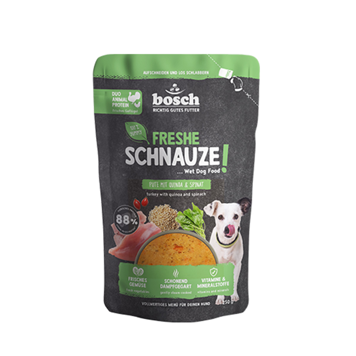 Bosch freshe schnauze krůta s quinoou a špenátem