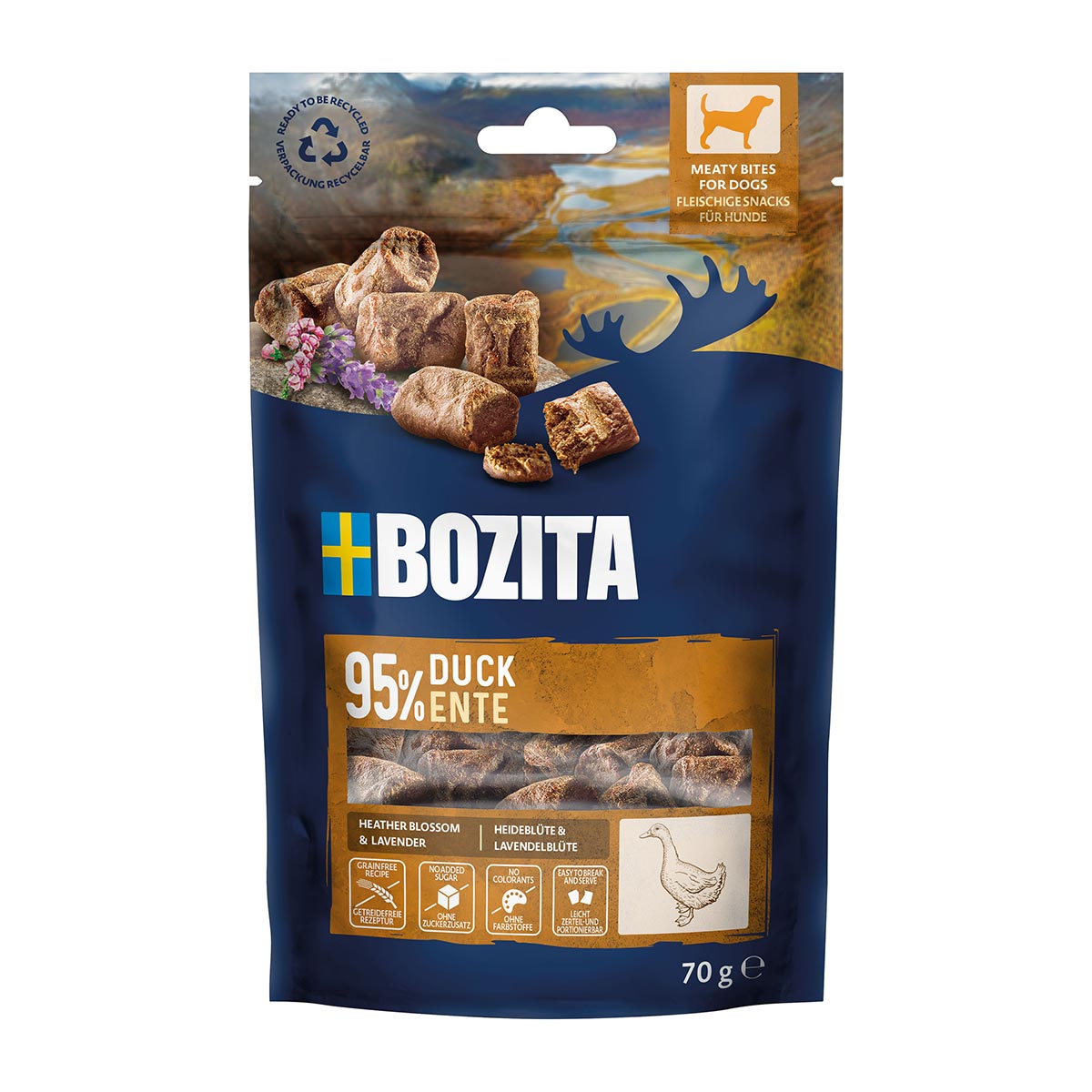 Bozita masité kousky kachna 70 g
