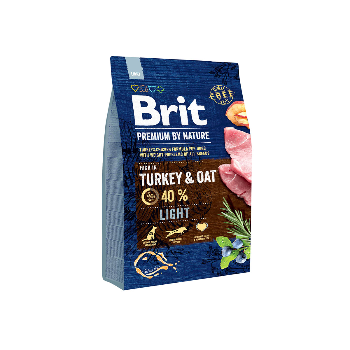 brit premium by nature dog light 3kg