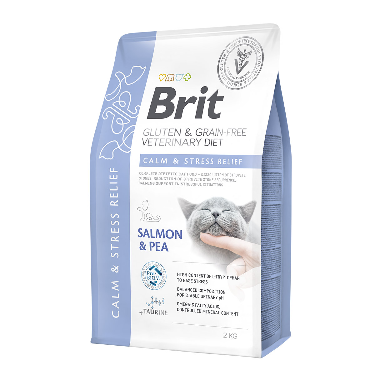 Brit Vet Diet Cat Calm &amp; Stress Relief 2 kg