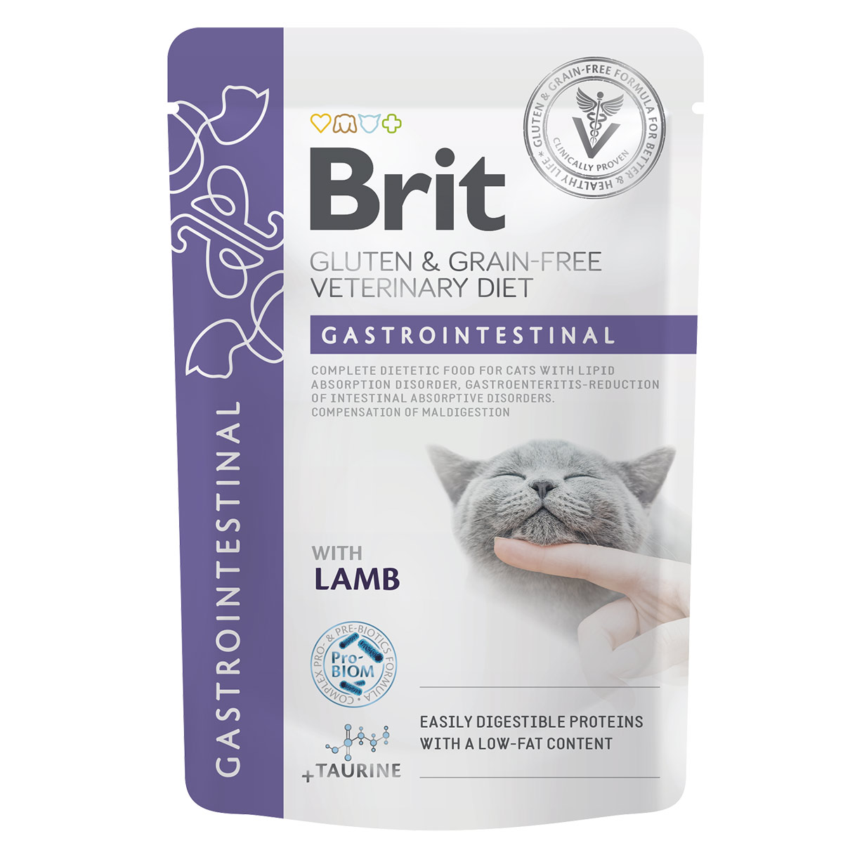 Brit Vet diet cat fillets in gravy gastrointestinal