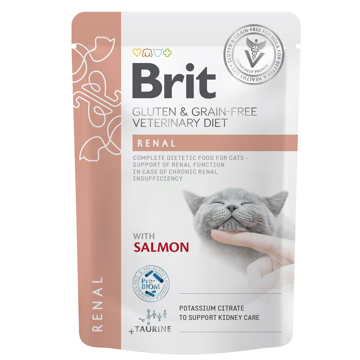 Brit Vet diet cat fillets in gravy renal