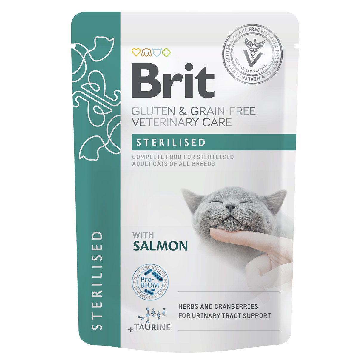 Brit Vet diet cat fillets in gravy sterilised