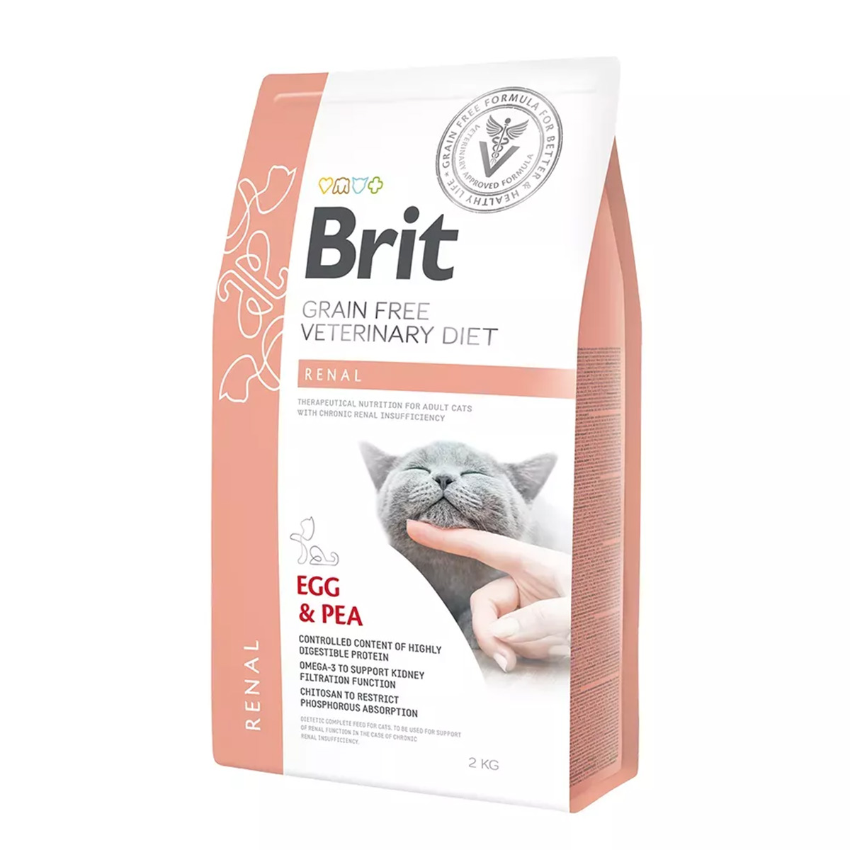 Brit Vet diet cat renal 2 kg