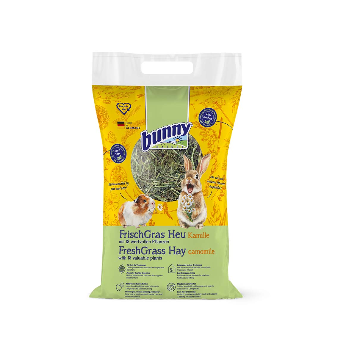 Bunny Allgäuer FrischGras seno s heřmánkem 500 g