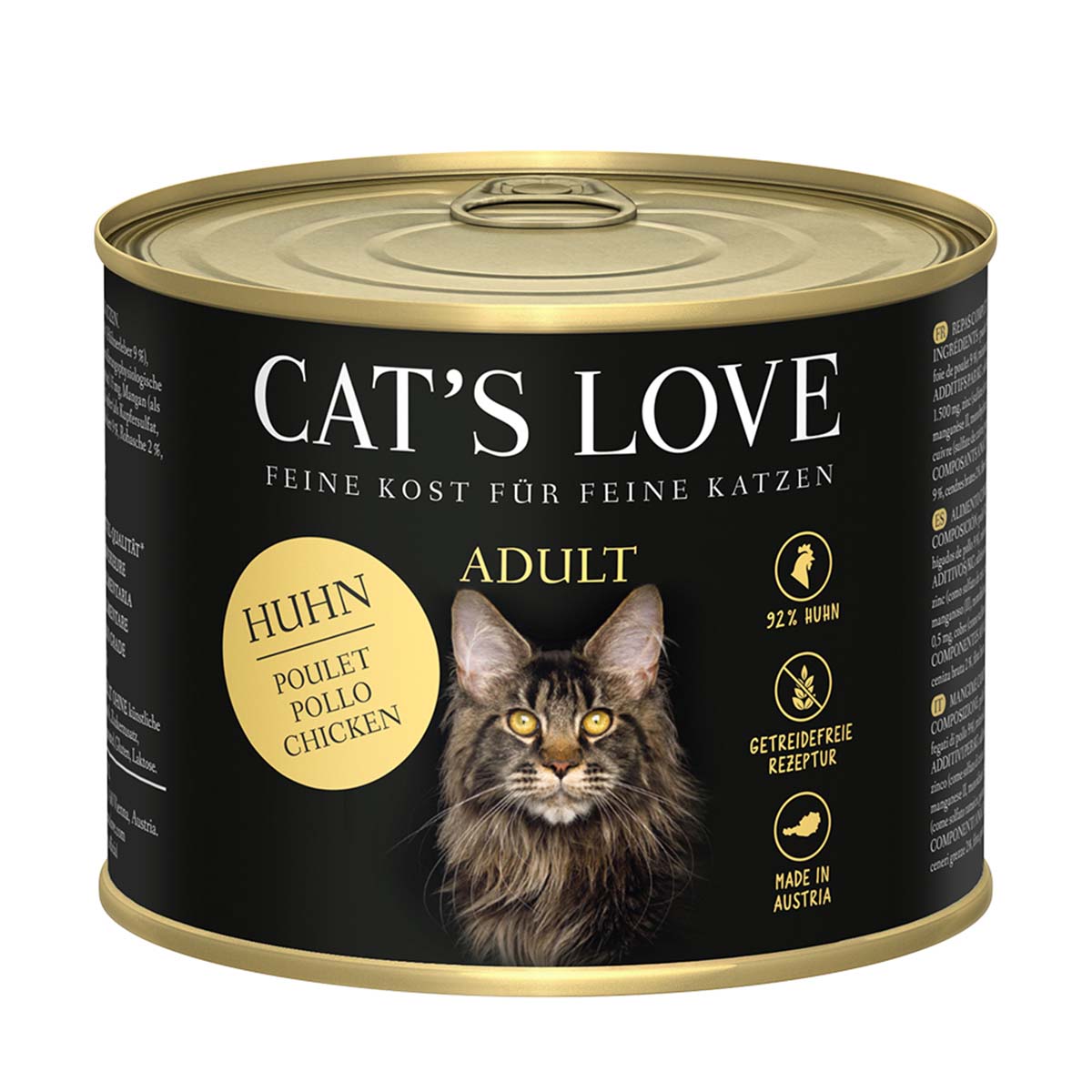 Cat's Love, Čisté kuřecí maso, lněný olej a kopřiva