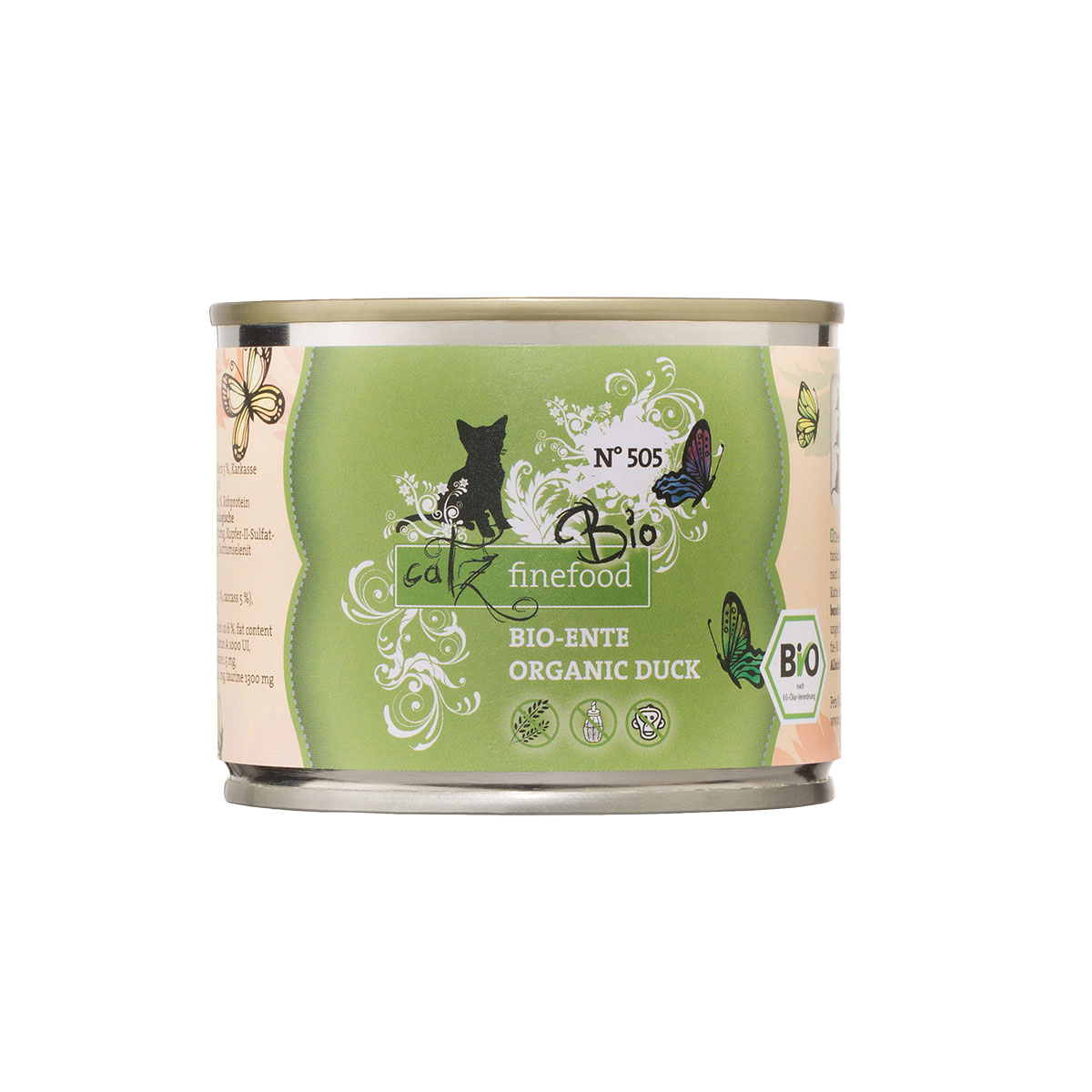 catz finefood Bio No. 505 konzerva s kachním masem