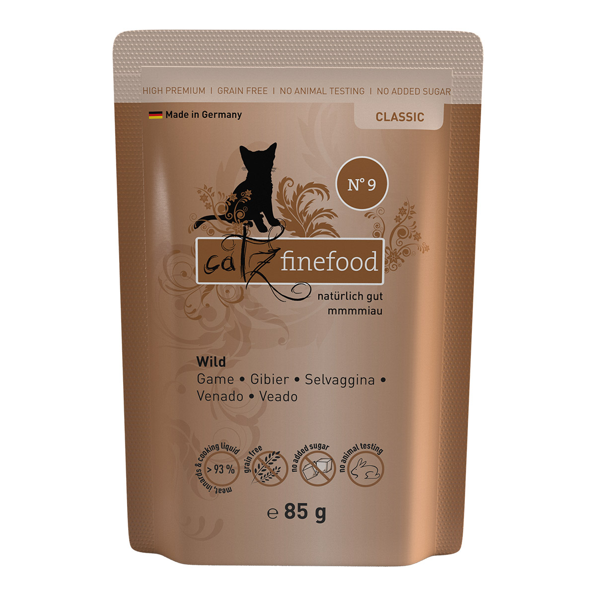 catz finefood – No. 9 zvěřina, 16× 85 g