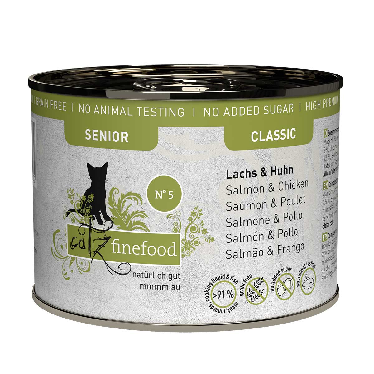 catz finefood Senior No.05 losos a kuře