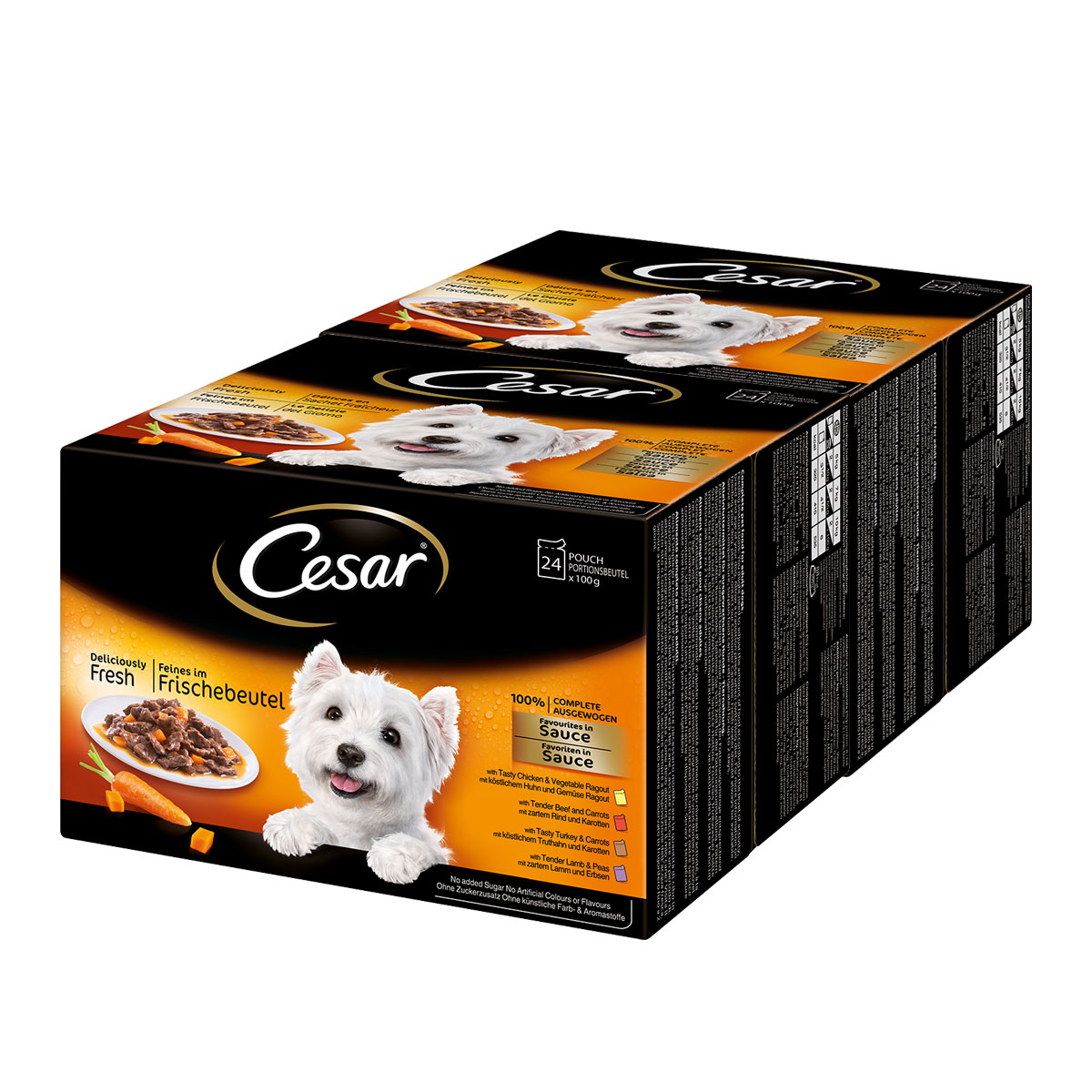 Cesar Feines Favoriten v omáčce