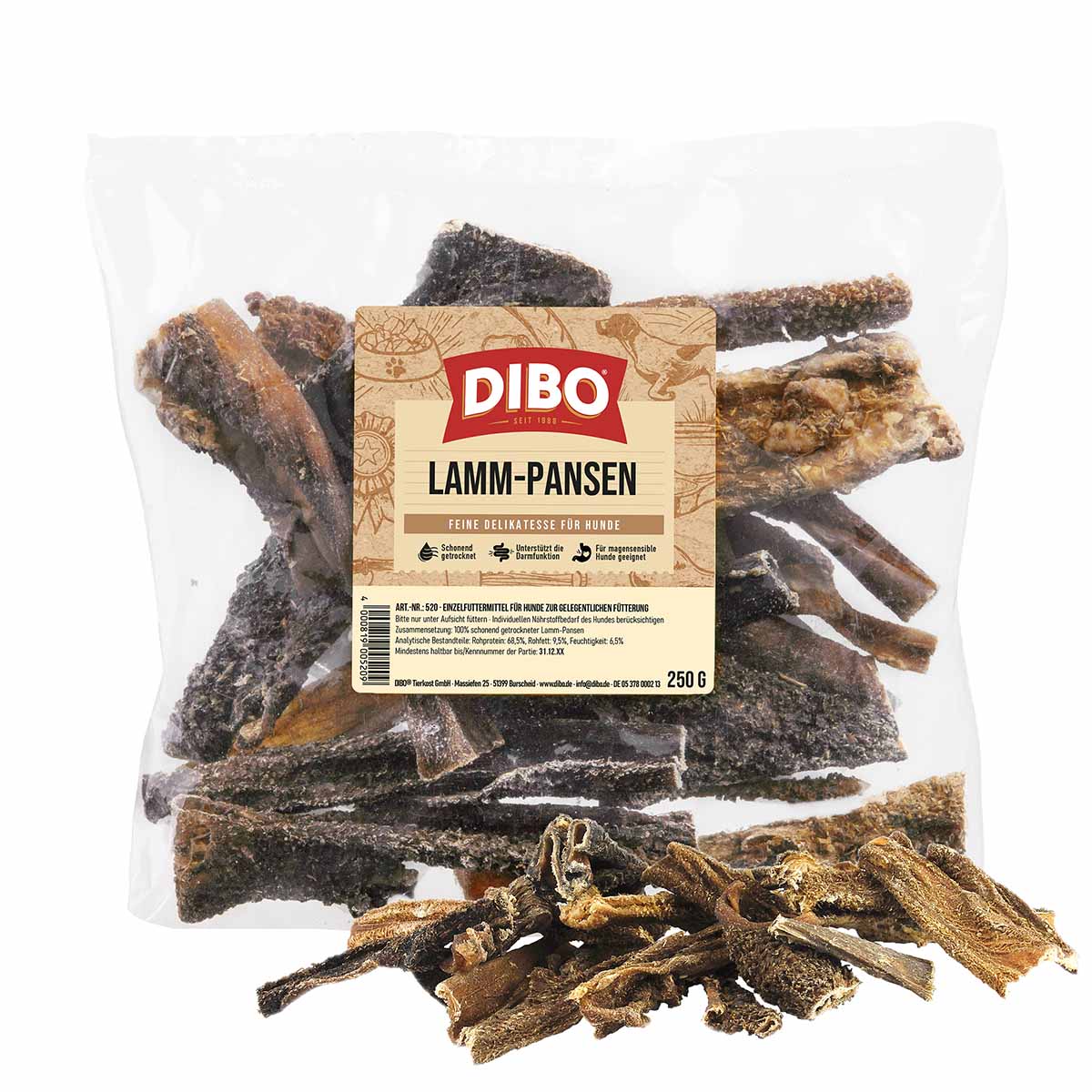 DIBO jehněčí bachor, 250 g