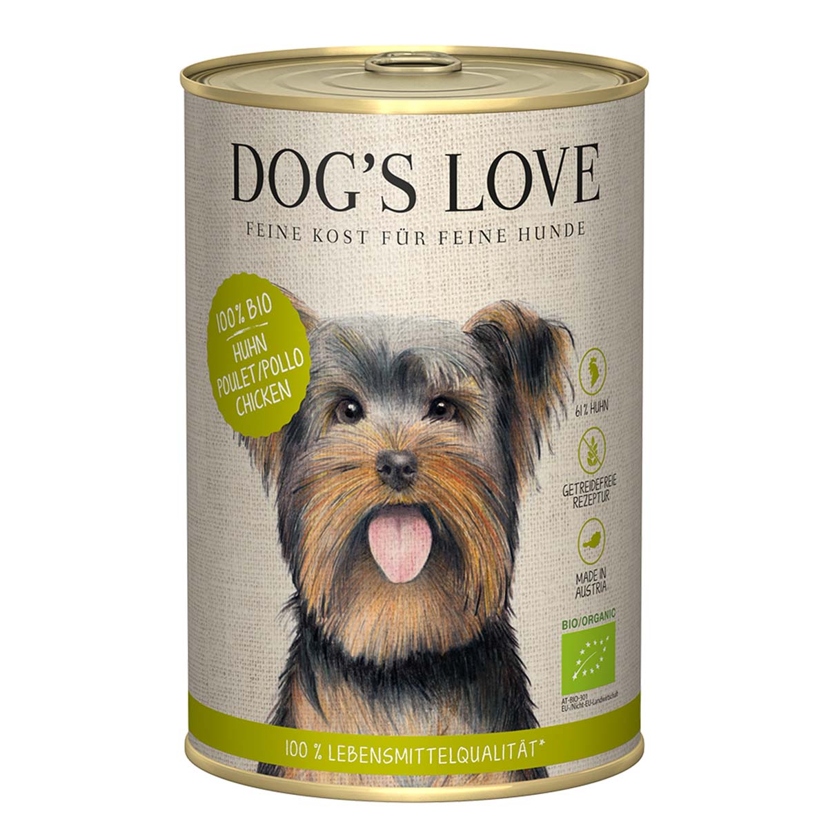 Dog's Love Bio kuřecí maso s pohankou, celerem a bazalkou
