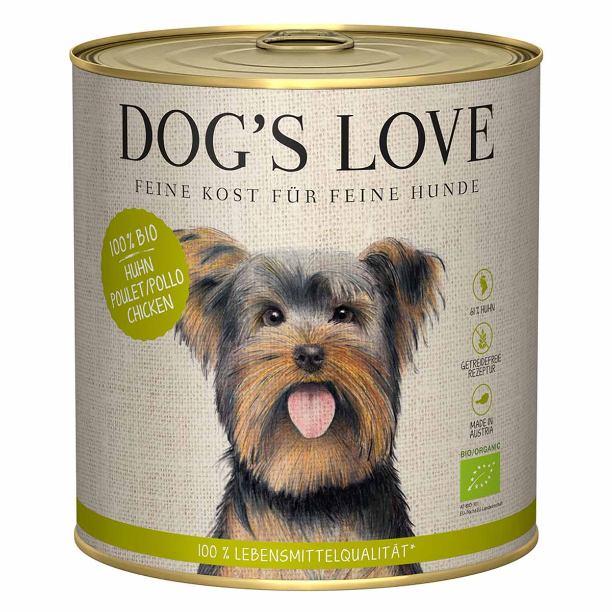 Dog's Love Bio kuřecí maso s pohankou, celerem a bazalkou