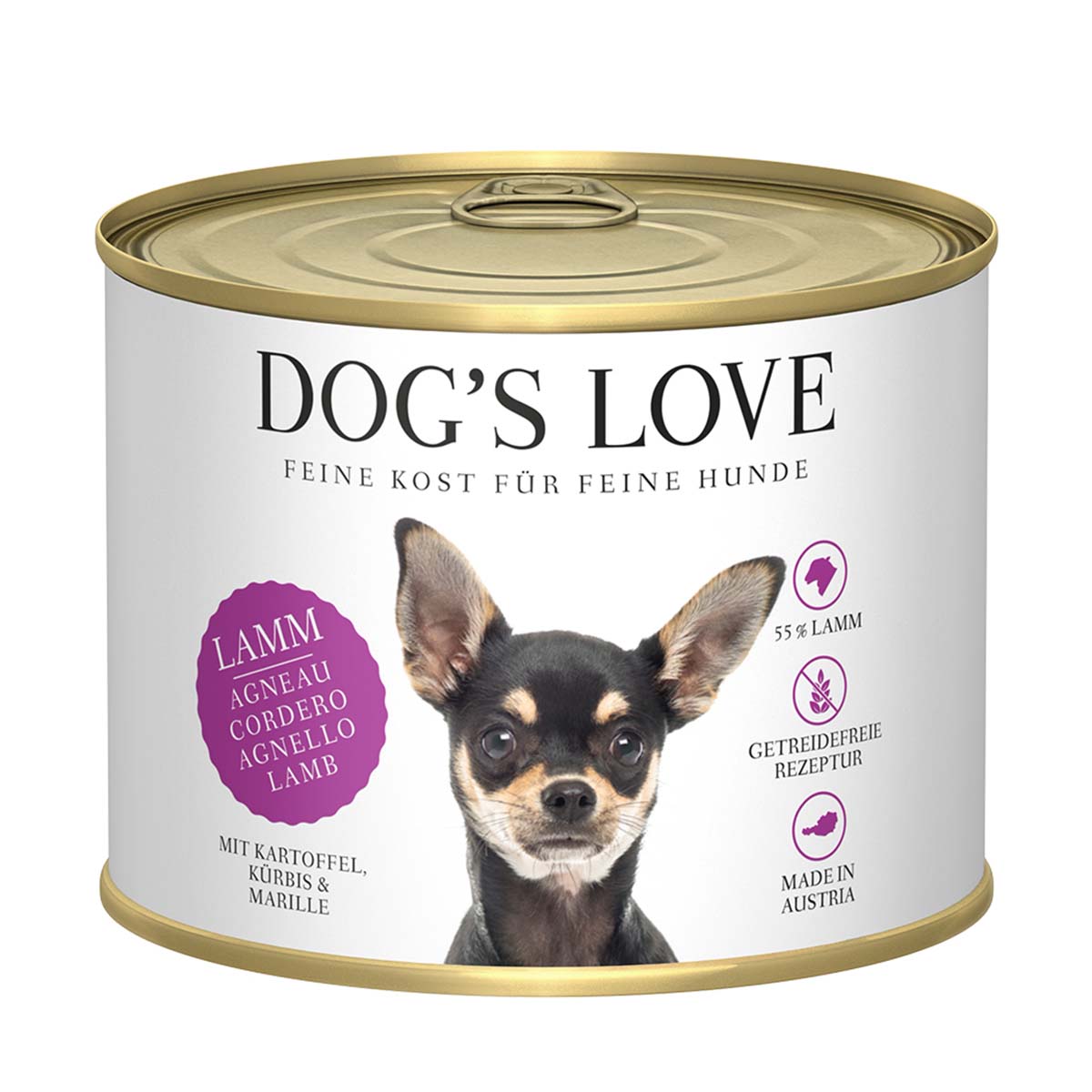 Dog's Love Classic jehněčí maso s bramborami, dýní a meruňkou