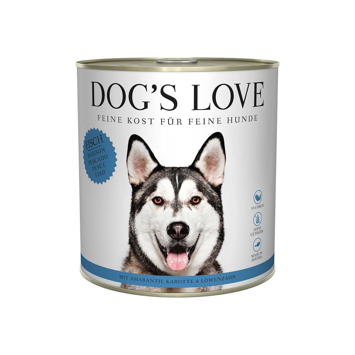 Dog's Love Classic ryba s amarantem, mrkví a pampeliškou