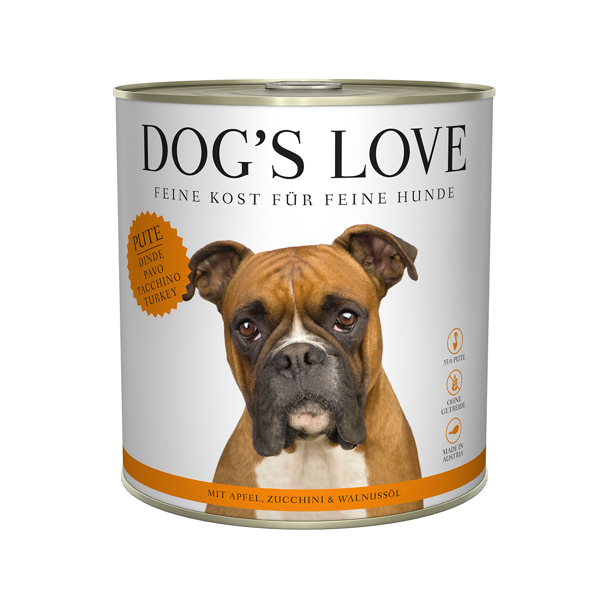 Dog’s Love Classic krůtí maso s jablkem, cuketou a olejem z vlašských ořechů