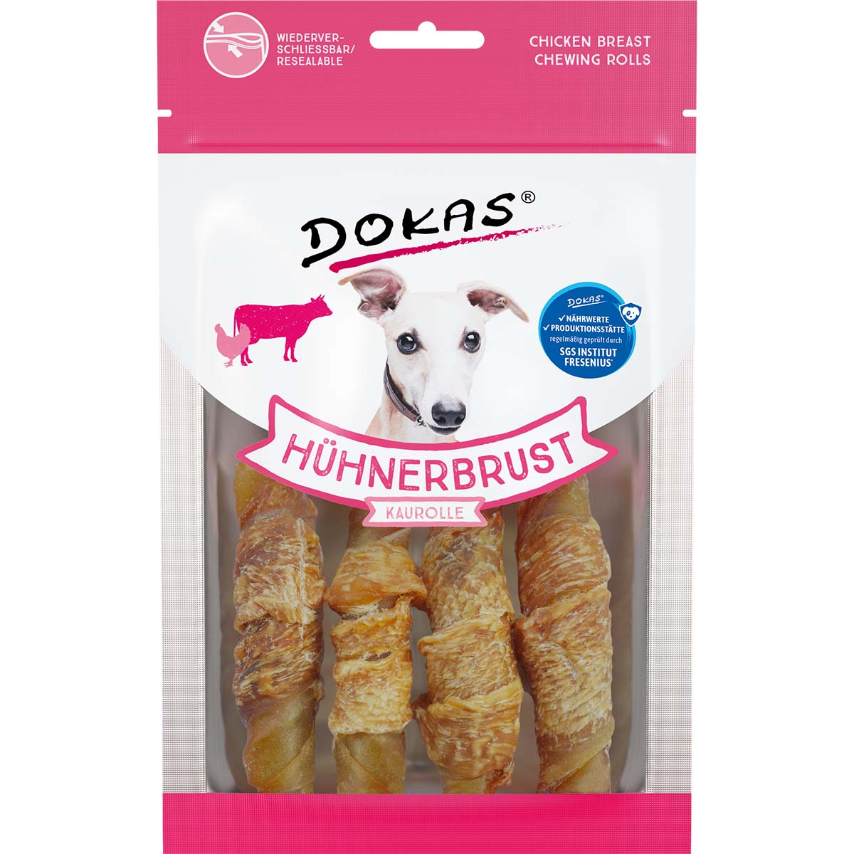 Dokas žvýkací rolka s kuřecími prsy