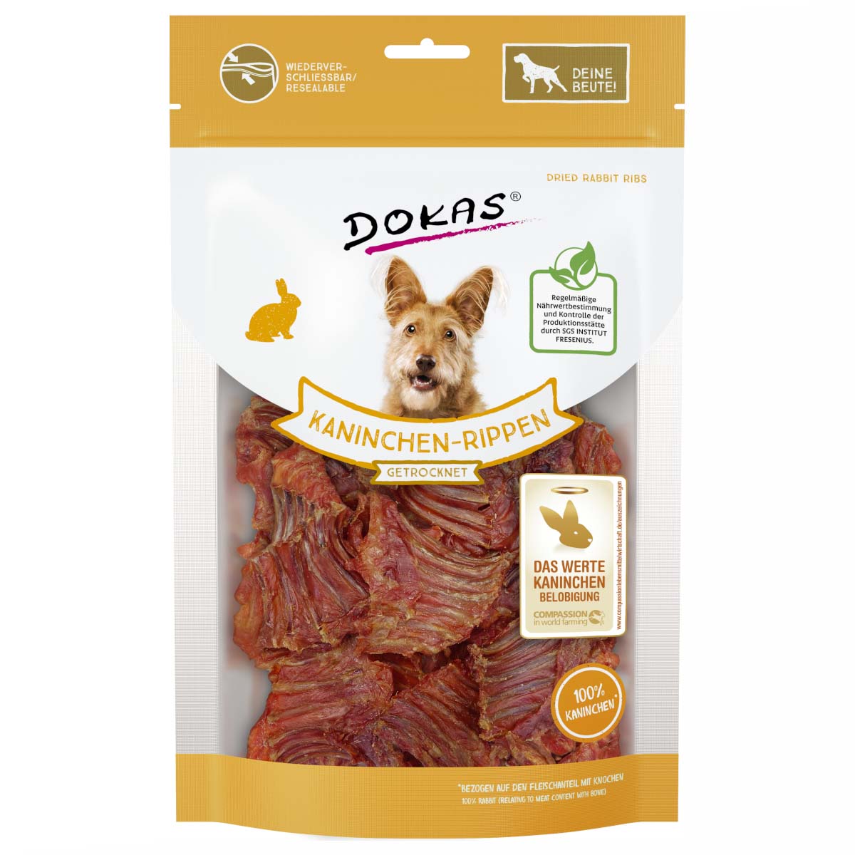 Dokas sušená králičí žebírka 100 g