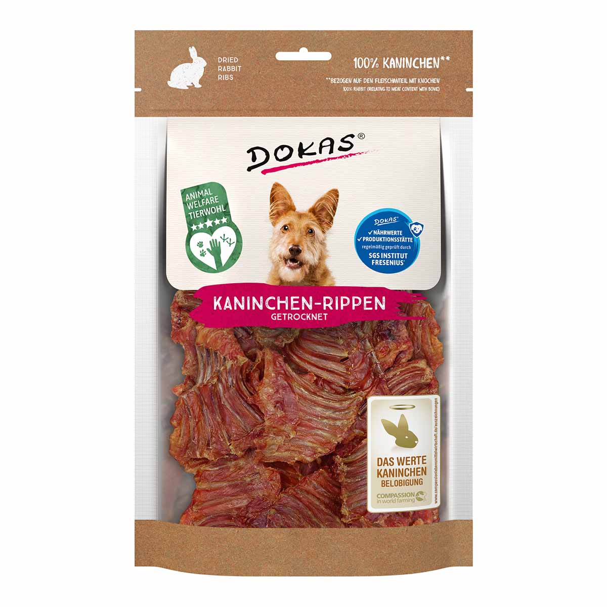 Dokas sušená králičí žebírka 100 g