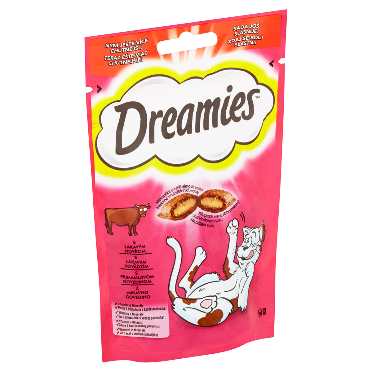 Dreamies pamlsky s lákavým hovězím pro kočky
