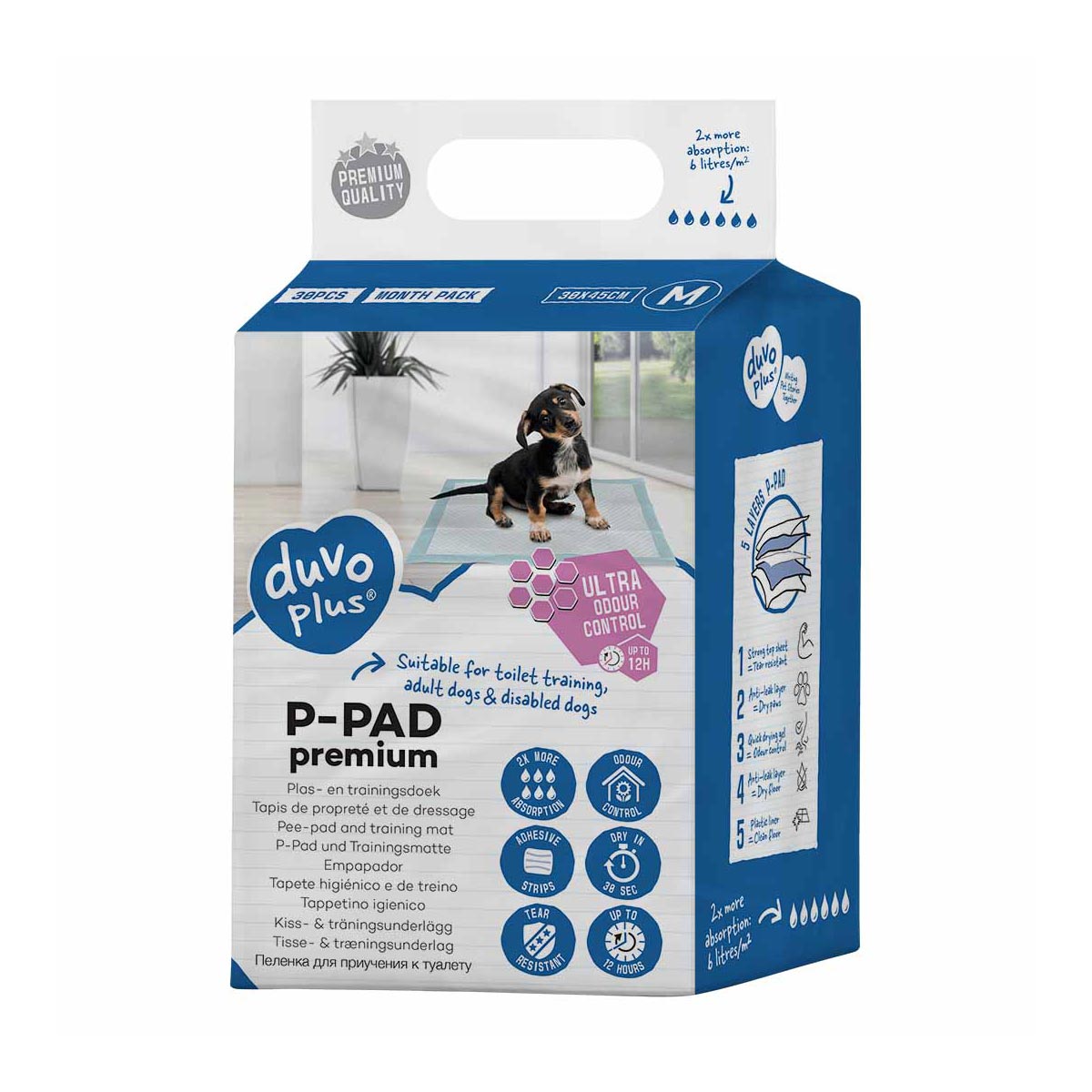 Duvoplus P-Pad Premium kontrola zápachu 30 ks