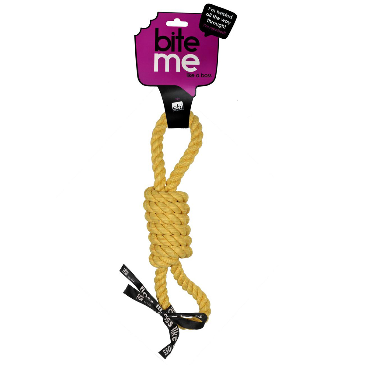 Ebi Bite Me – Tug Life lano žluté 32 cm