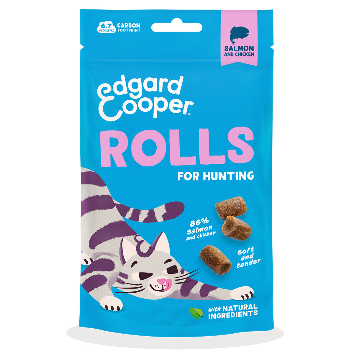 Edgard &amp; Cooper rolky losos &amp; kuře 45 g