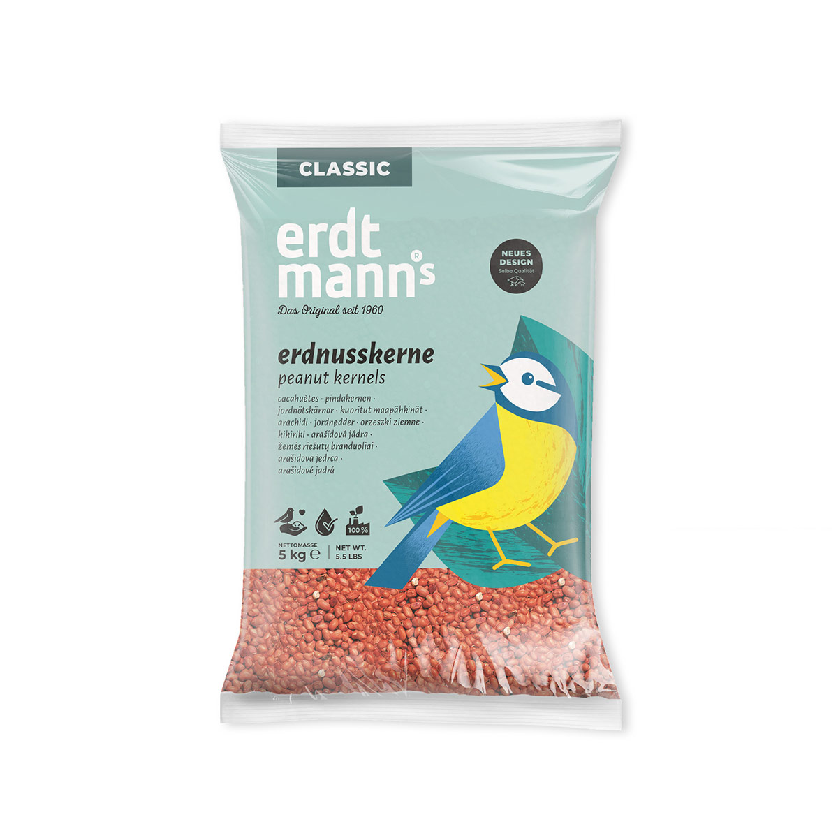 Erdtmann's arašídy 5 kg