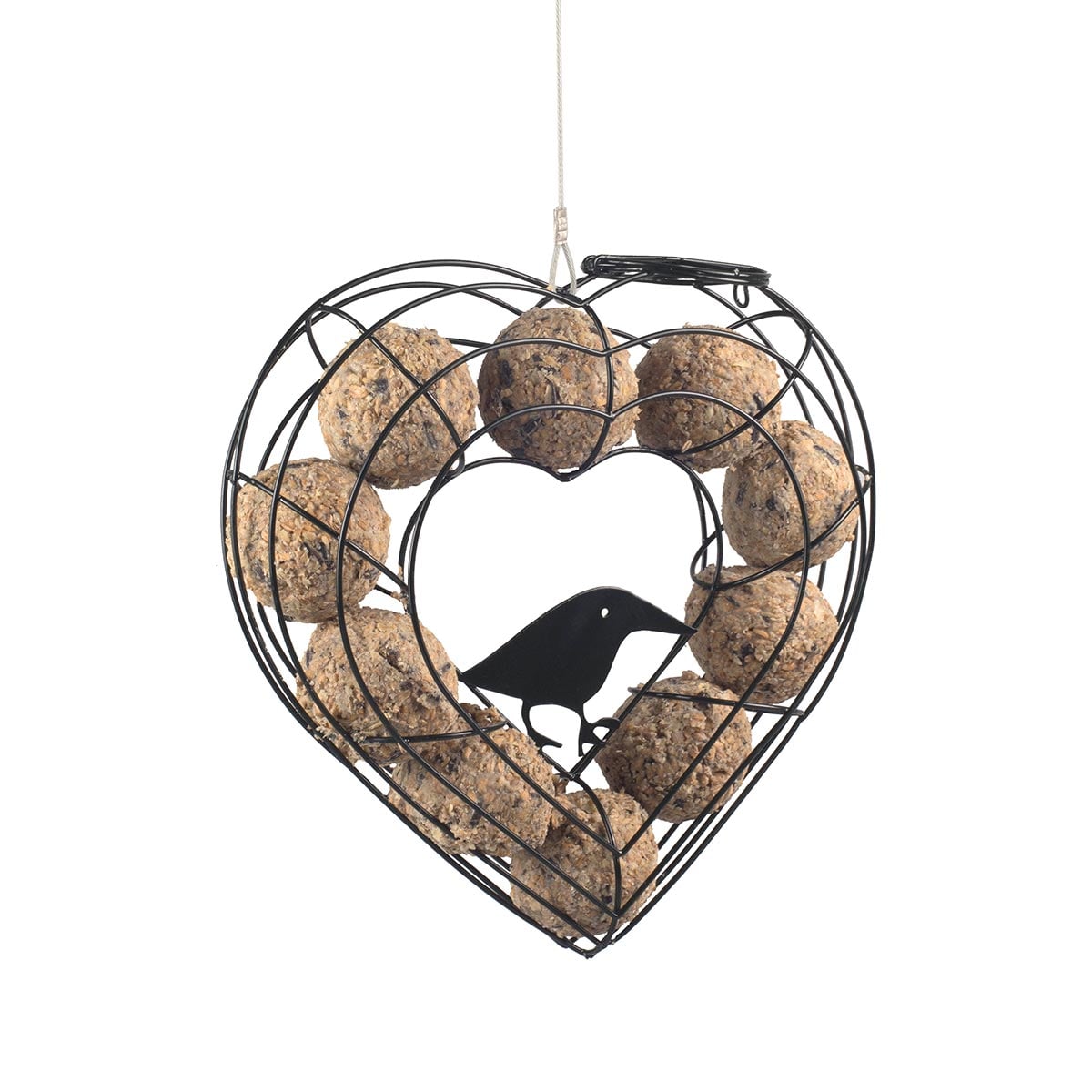 Erdtmann's krmítko na lojové koule ve tvaru srdce