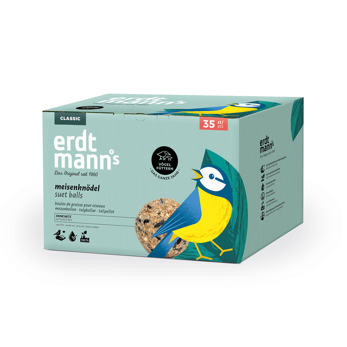 Erdtmann’s lojové koule bez síťky v&nbsp;krabici