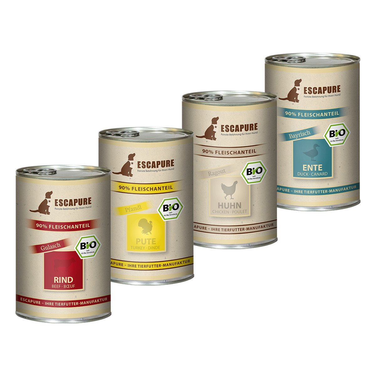 ESCAPURE BIO kombinované balení 24× 400 g
