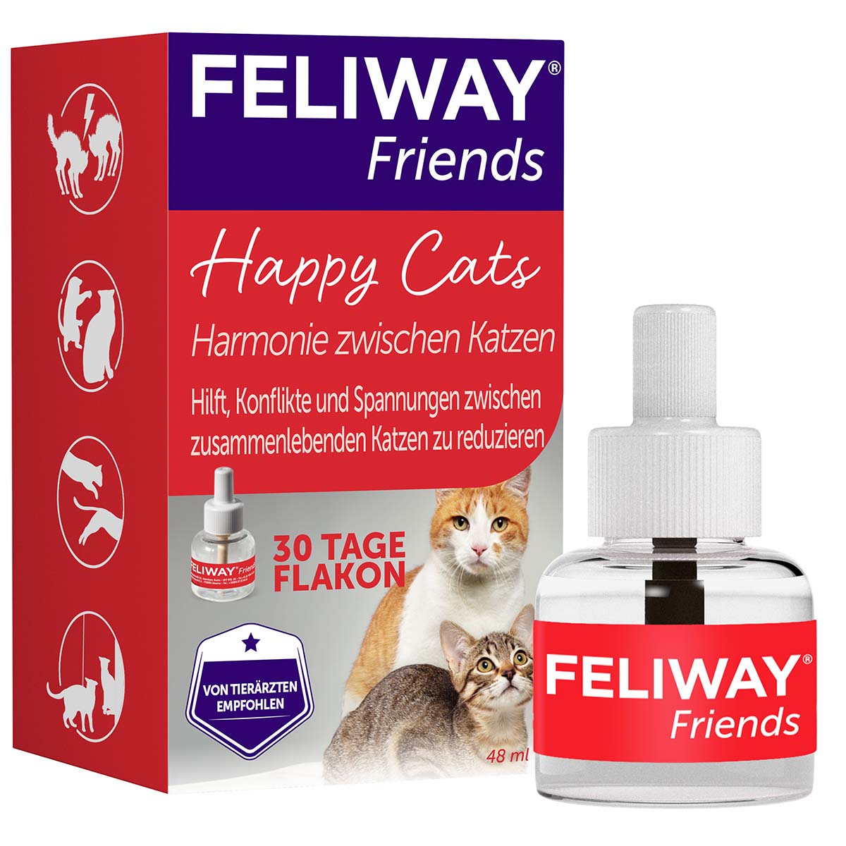 Feliway® Friends 30denní doplnitelná lahvička, 48 ml