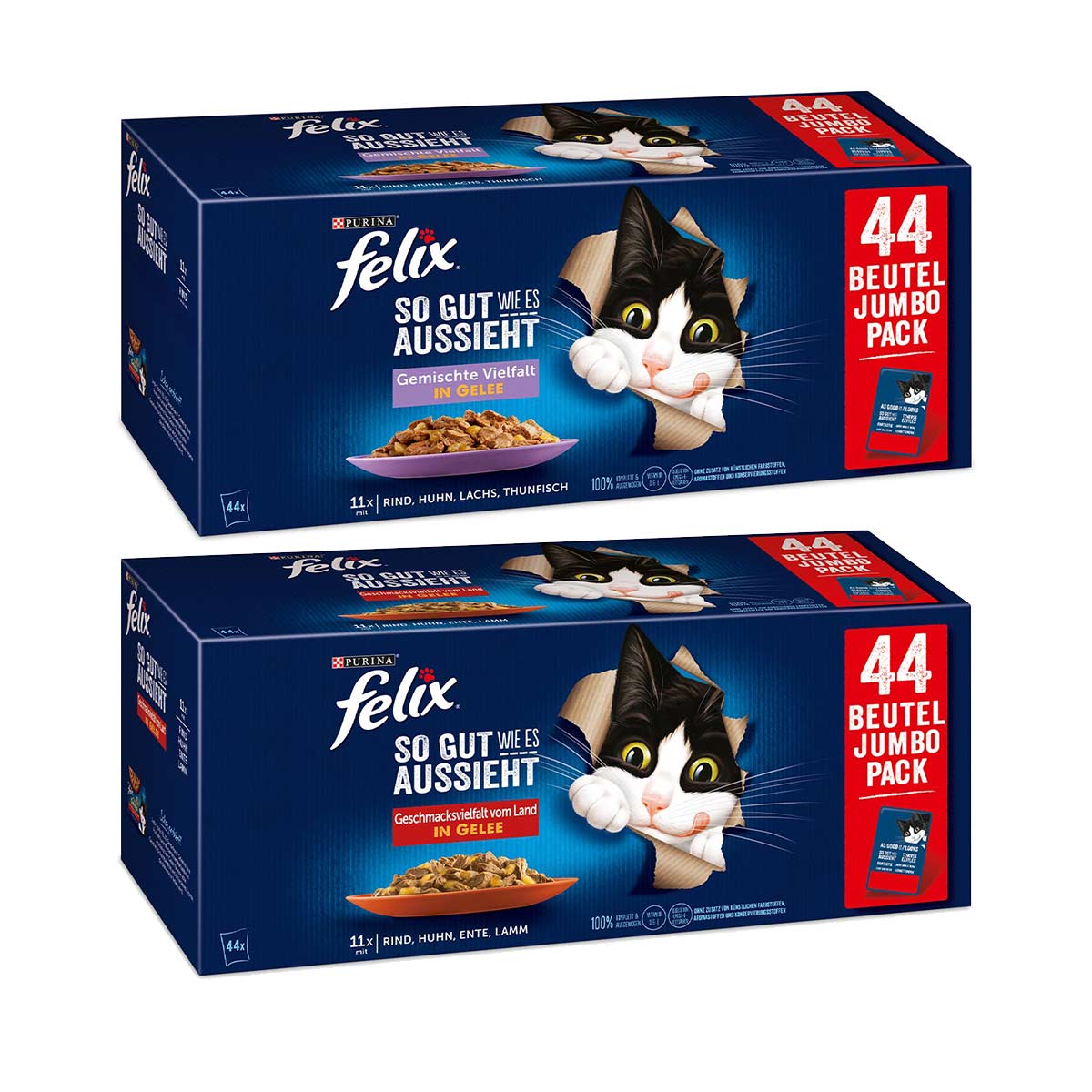 FELIX v želé variace chutí z venkova v různých druzích 88× 85 g