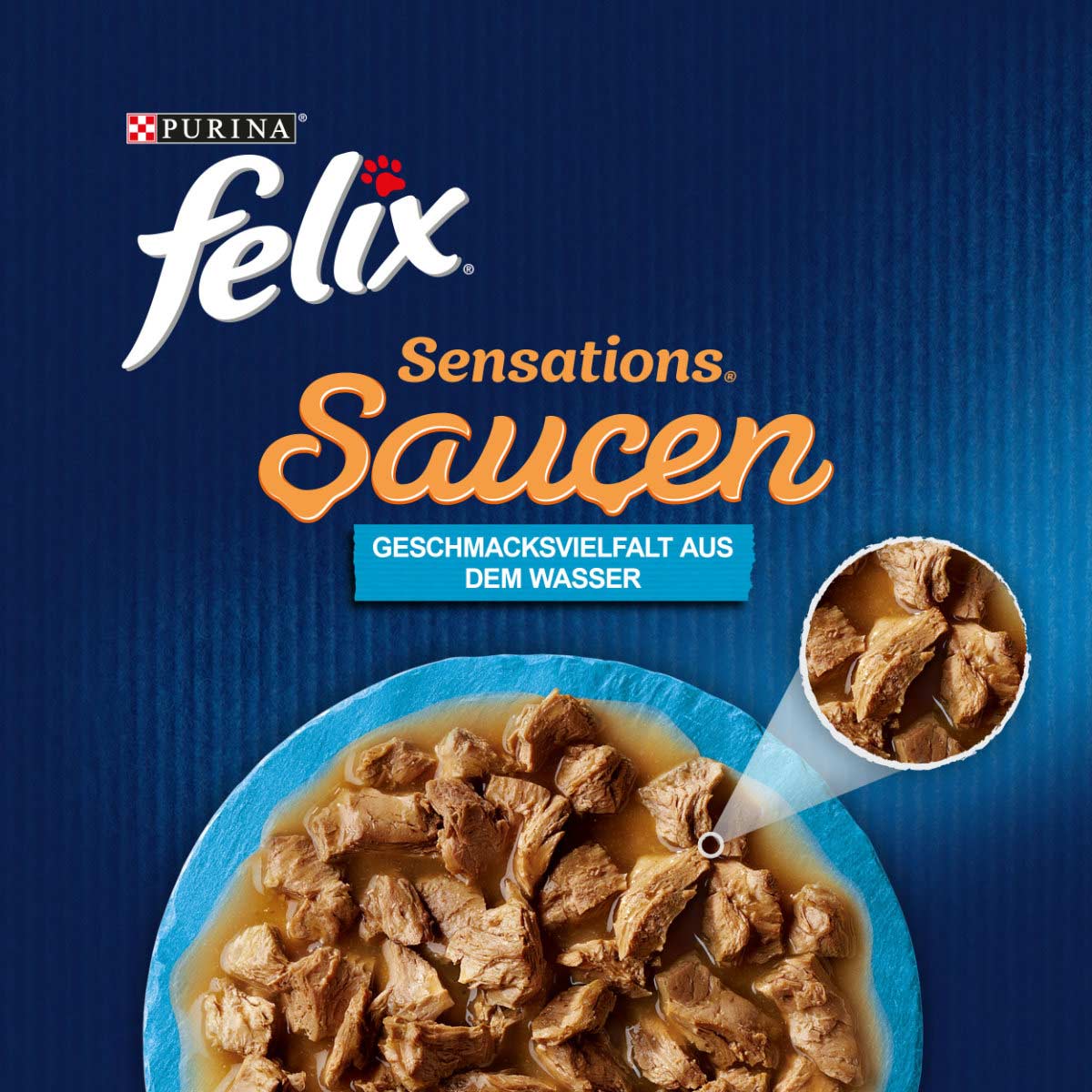 FELIX Sensations Saucen výběr z vody, 12 × 85 g
