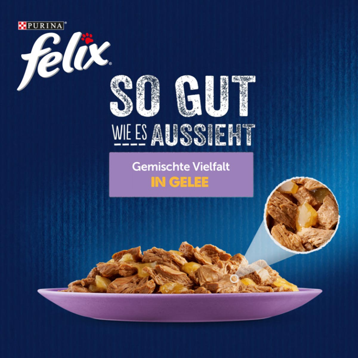 FELIX – chutná tak dobře, jak vypadá v želé 120 × 85 g v různých druzích