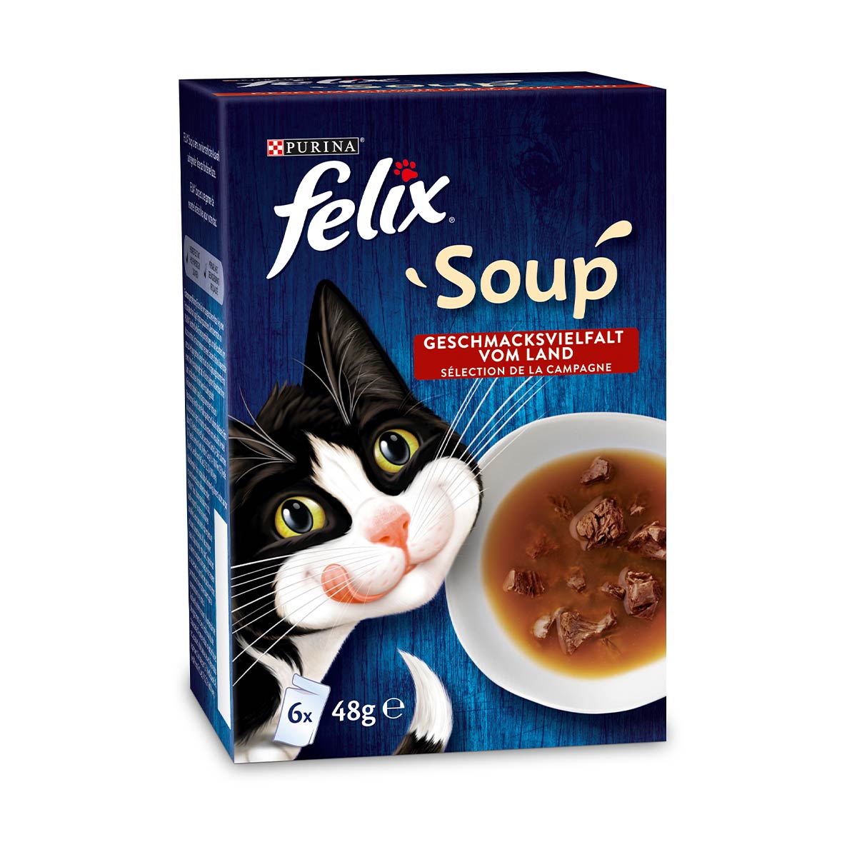 FELIX Soup výběr z venkova s hovězím, kuřecím a jehněčím masem
