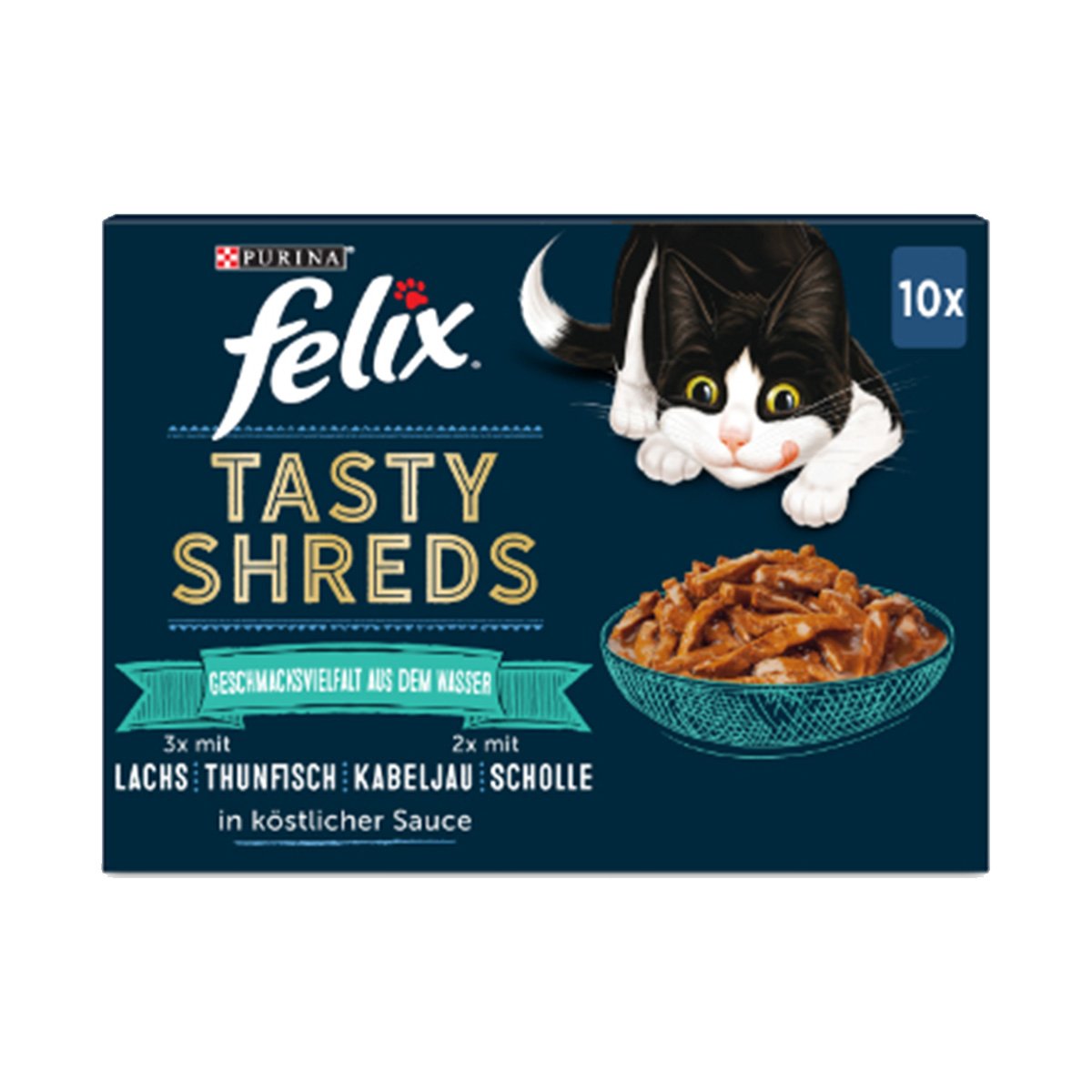 FELIX Tasty Shreds výběr z vody