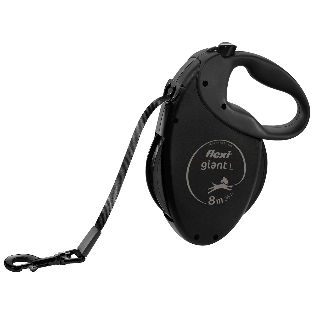 Flexi Giant Black Edition samonavíjecí vodítko 8 m