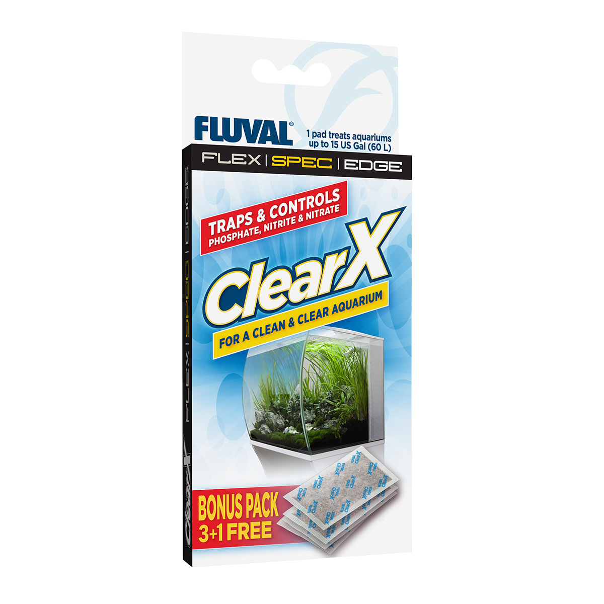 Fluval filtr pro sadu filtrů pro CLEAR X filtraci do akvária, 4 podušky