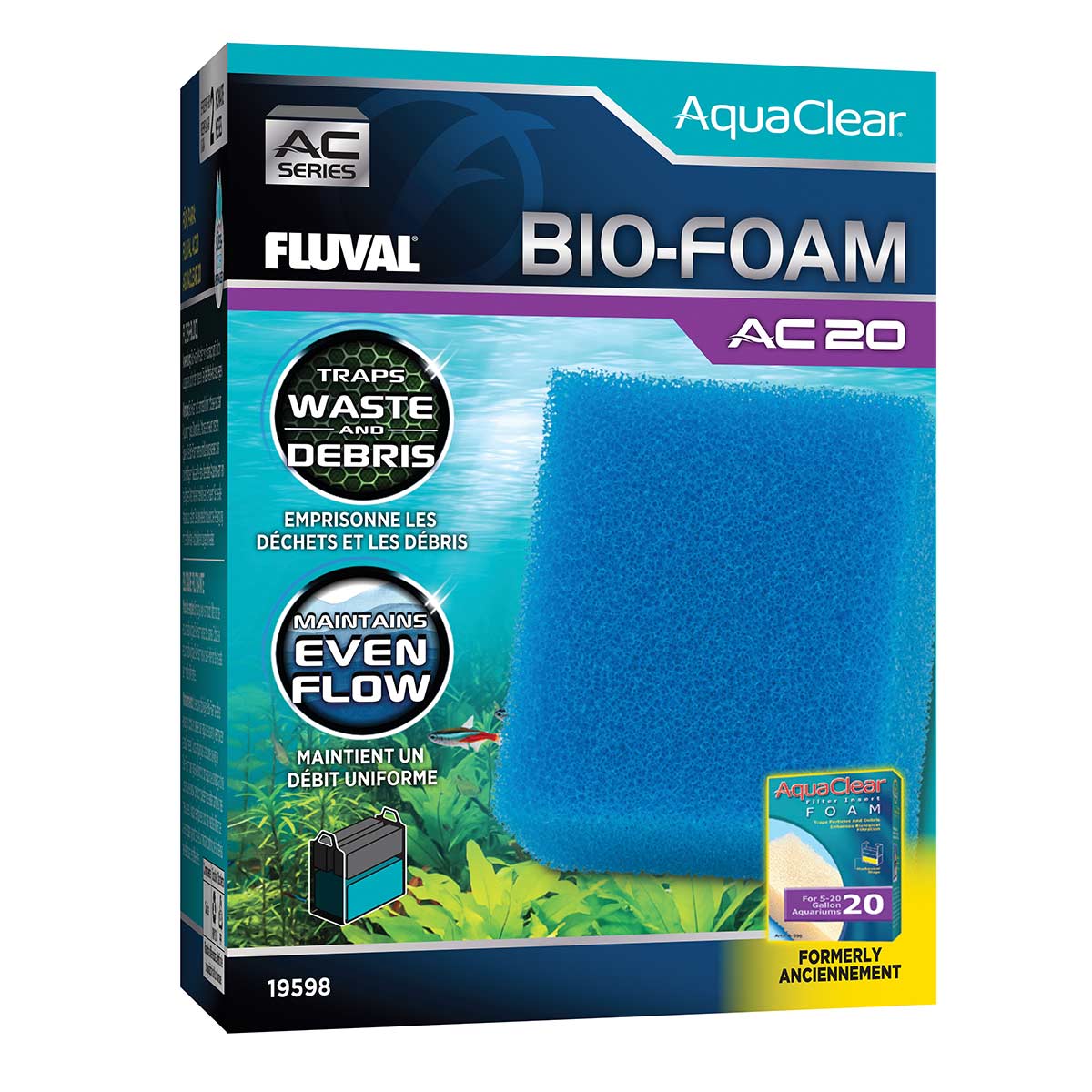 Fluval AquaClear bio-foam filtrační vložka