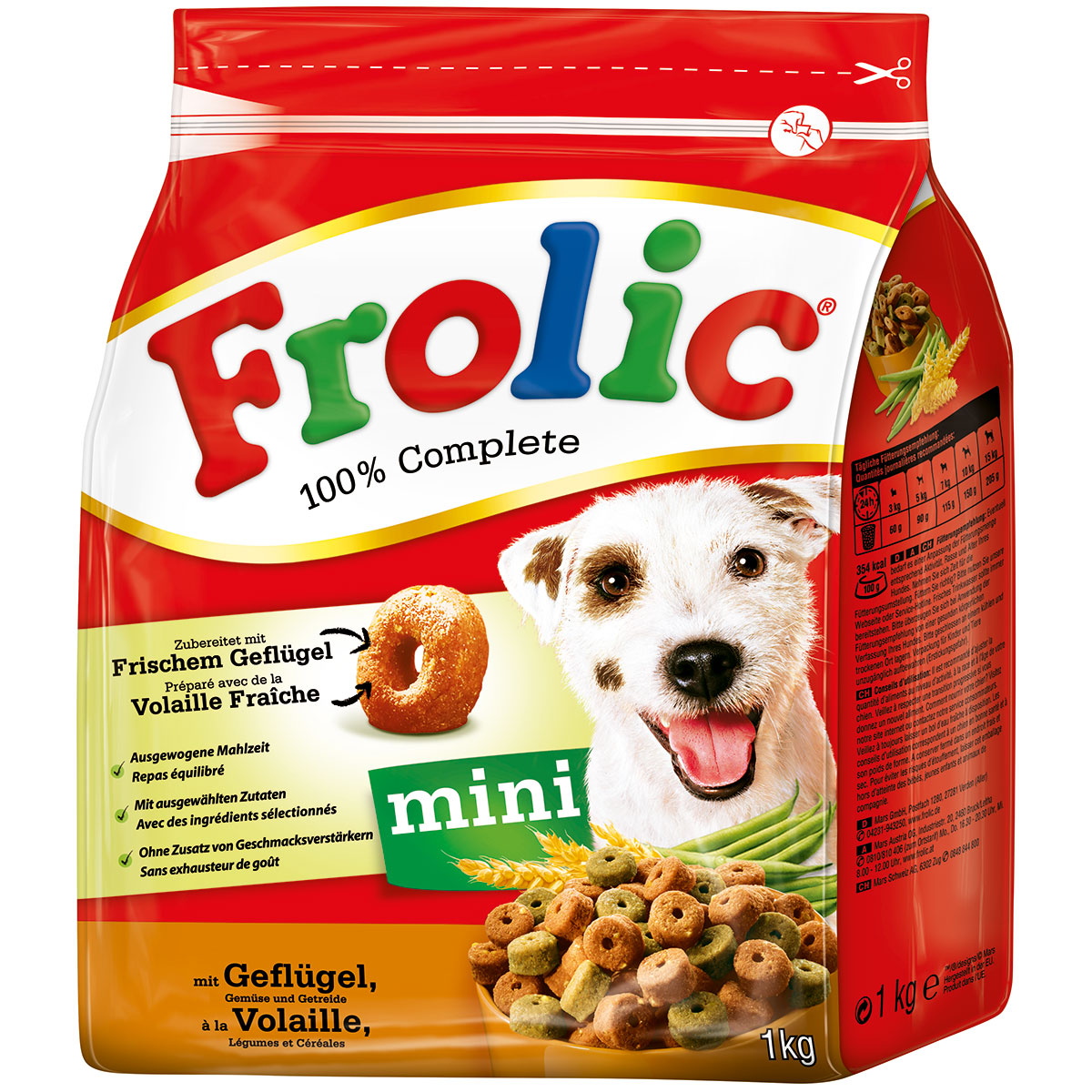 Frolic 100% Complete & Balanced Mini, drůbeží