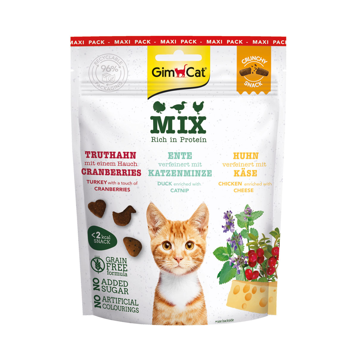 GimCat Crunchy Snacks Mix 140 g