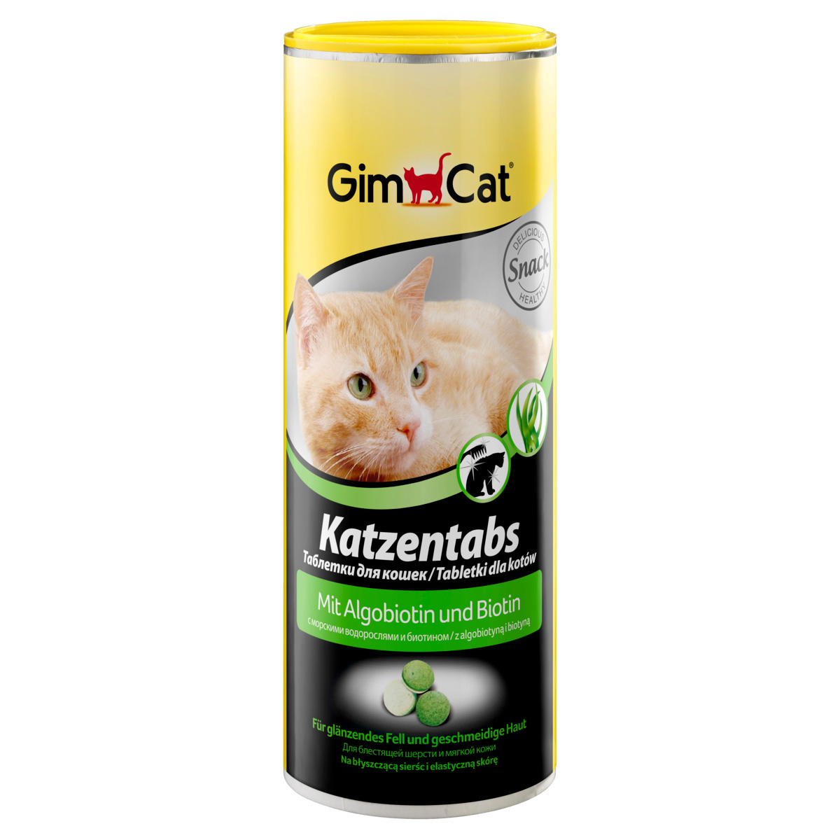 GimCat tablety pro kočky s algobiotinem, 425 g