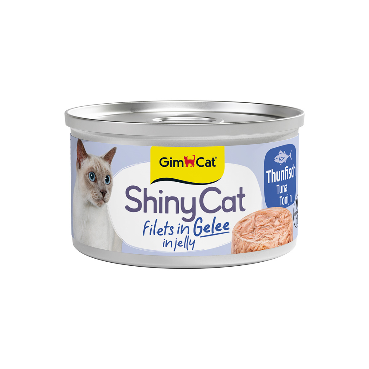 GimCat ShinyCat tuňák, 6 x 70 g